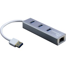 Inter-Tech IT-310-S, Dockingstation(aluminium, USB-A, LAN)