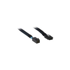 SFF 8087(schwarz, 0,75 Meter (ummantelt))