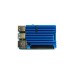 Inter-Tech ODS-721 für Raspberry Pi 4B, Gehäuse(blau, für Raspberry Pi 4 Modell B)