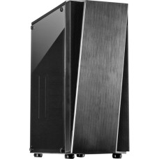 Inter-Tech T-11 TELEVEN, Tower-Gehäuse(schwarz, Seitenteil aus Acrylglas)