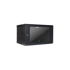 Inter-Tech Wandgehäuse SMA-6406, IT-Schrank(schwarz, 6HE)
