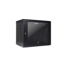 Inter-Tech Wandgehäuse SMA-6409, IT-Schrank(schwarz, 9HE)