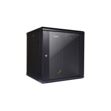Inter-Tech Wandgehäuse SMA-6612, IT-Schrank(schwarz, 12HE)