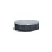 Intex Frame Pool Set Graphit Ø 478 x 124cm, Schwimmbad(dunkelgrau/blau, mit Sandfilteranlage)