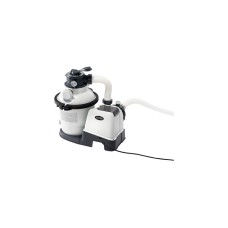 Intex Krystal Clear Sandfilteranlage SF90220RC-1, Wasserfilter(dunkelgrau/grau, 190 Watt)