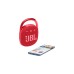 JBL Clip 4, Lautsprecher(rot, Bluetooth 5.1, IP67)