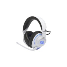 JBL Quantum 910P, Gaming-Headset(weiß/blau, Bluetooth, USB-C, Outlet)