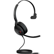 Jabra Evolve2 50, Headset(schwarz, Mono, Microsoft Teams, USB-C)