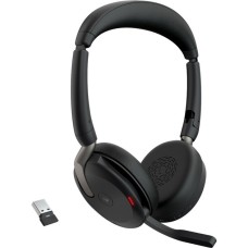 Jabra Evolve2 65 Flex Duo, Headset(schwarz, Stereo, Microsoft Teams, USB-A, Link380a)