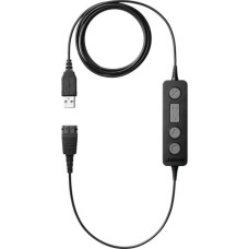 QD Stecker, Kabel(schwarz)