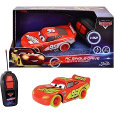 Jada Toys RC Cars Glow Racers - Lightning McQueen(14 cm , 27 MHz)