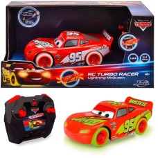 Jada Toys RC Cars Glow Racers - Lightning McQueen(17 cm, 2,4 GHz)
