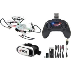 Jamara Angle 120 VR Drone WideAngle Altitude HD FPV WiFi, Drohne(weiß/schwarz)