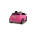 Jamara Ride-on Fiat 500, Kinderfahrzeug(pink, 12 V)