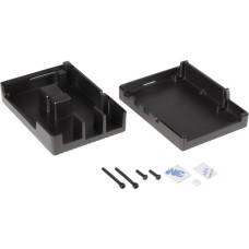 Joy-IT Aluminiumgehäuse für Raspberry Pi 4 B(schwarz (matt))