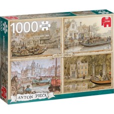 Jumbo Puzzle Anton Pieck, Kanalboote