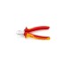 KNIPEX Abisolier-Seitenschneider 14 26 160, Schneid-Zange(rot/gelb, Länge 160mm, VDE-geprüft)