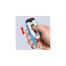 KNIPEX Abisolierwerkzeug 12 85 110 SB für Glasfaser, Abisolier-/ Abmantelungswerkzeug(blau/weiß)