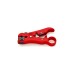 KNIPEX Abisolierwerkzeug für Koax-Kabel 16 60 06 SB , Abisolier-/ Abmantelungswerkzeug(für Typ RG59, RG6, RG7 und RG11)