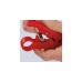 KNIPEX Abisolierwerkzeug für Koax-Kabel 16 60 06 SB , Abisolier-/ Abmantelungswerkzeug(für Typ RG59, RG6, RG7 und RG11)