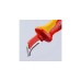 KNIPEX Abmantelungsmesser 98 55 SB VDE(rot/gelb, Länge 180mm, mit Gleitschuh)