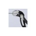 KNIPEX Alligator XL 88 01 400, 400mm, Rohr- / Wasserpumpen-Zange(schwarz/rot, Wasserpumpenzange, 11-stufig verstellbar)