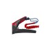 KNIPEX Automatische Abisolierzange PreciStrip16, Abisolier-Zange(schwarz/rot, integrierter Drahtschneider)