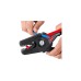 KNIPEX Automatische Abisolierzange PreciStrip16, Abisolier-Zange(schwarz/rot, integrierter Drahtschneider)