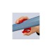 KNIPEX BiX, Rohrschneider für Kunststoffrohre und Dichthülsen(rot/blau)