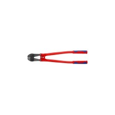 KNIPEX Bolzenschneider 71 72 610, Schneid-Zange(rot/blau, Länge 610mm, 12-fach einstellbar, mit Dämpfer)