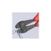 KNIPEX Bolzenschneider 71 72 610, Schneid-Zange(rot/blau, Länge 610mm, 12-fach einstellbar, mit Dämpfer)