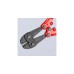 KNIPEX Bolzenschneider 71 72 610, Schneid-Zange(rot/blau, Länge 610mm, 12-fach einstellbar, mit Dämpfer)