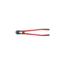 KNIPEX Bolzenschneider 71 72 910, Schneid-Zange(rot/blau, 12-fach einstellbar, mit Dämpfer)