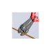 KNIPEX Bolzenschneider 71 72 910, Schneid-Zange(rot/blau, 12-fach einstellbar, mit Dämpfer)