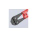 KNIPEX Bolzenschneider 71 72 910, Schneid-Zange(rot/blau, 12-fach einstellbar, mit Dämpfer)