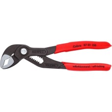 KNIPEX Cobra 87 01 150, 150mm, Rohr- / Wasserpumpen-Zange(schwarz/rot, Wasserpumpenzange, 11-fach verstellbar)