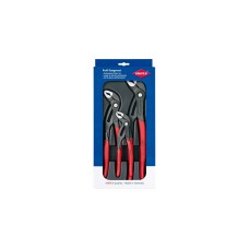 KNIPEX Cobra-Paket 00 20 09 V02, Zangen-Set(schwarz, gezahnte Griffflächen, integrierter Klemmschutz)
