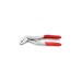 KNIPEX Cobra Rohr- / Wasserpumpen-Zange 87 03 125(rot, Länge 125mm, für Rohre bis 1