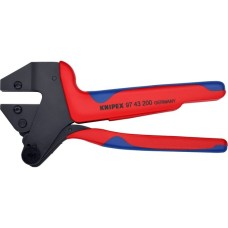 KNIPEX Crimp-Systemzange 97 43 200 A, Crimpzange(rot/blau, ohne Crimpeinsätze)