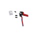 KNIPEX Crimp-Systemzange 97 43 200, Crimpzange(rot/blau, ohne Crimpeinsätze, im Koffer)