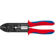 KNIPEX Crimpzange 97 21 215 B(Abisolieren, Crimpen 0,75 - 6mm²)