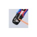 KNIPEX Crimpzange 97 51 13 für Westernstecker(blau/rot, für RJ-45-Stecker)