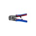 KNIPEX Crimpzange 97 51 13 für Westernstecker(blau/rot, für RJ-45-Stecker)