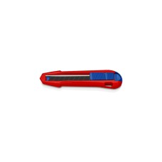 KNIPEX CutiX Universalmesser, Teppichmesser(rot/blau, inkl. 2 Klingen)