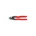 KNIPEX Drahtseilschere 95 61 190 , Schneid-Zange(mit zwei Pressprofilen für Endhülsen)