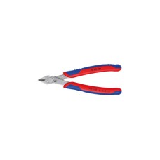 KNIPEX Electronic Super Knips 78 03 125, Elektronik-Zange(blau, Gelenk mit Edelstahlniet)