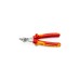 KNIPEX Electronic Super Knips 78 06 125, Elektronik-Zange(rot/gelb, mit Öffnungsfeder und Öffnungsbegrenzung)