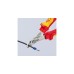 KNIPEX Electronic Super Knips 78 06 125, Elektronik-Zange(rot/gelb, mit Öffnungsfeder und Öffnungsbegrenzung)