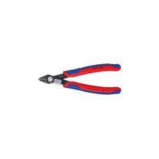 KNIPEX Electronic Super Knips 78 71 125, Elektronik-Zange(Gelenk mit Edelstahlniet, Drahtklemme)