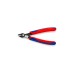KNIPEX Electronic Super Knips 78 91 125, Elektronik-Zange(rot/blau, mit Öffnungsfeder und Öffnungsbegrenzung)